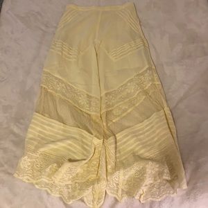 Yellow skirt, urban outfitters, small,
